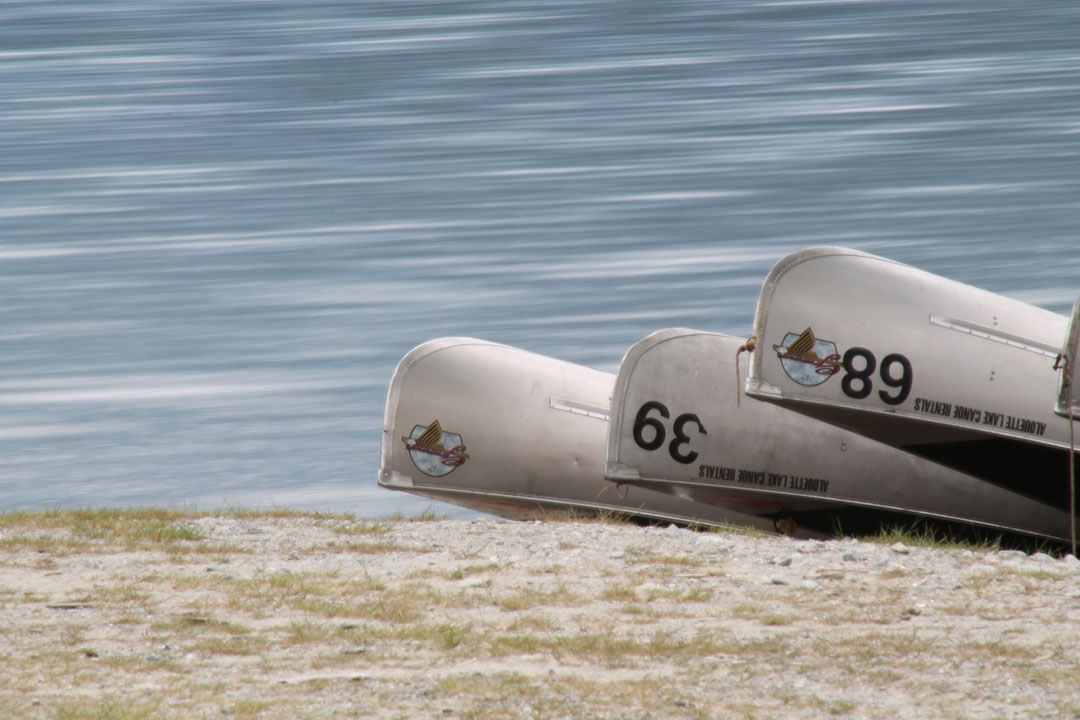 Canoe at the Beach